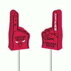 Chicago Bulls #1 Antenna Topper Finger / Auto Dashboard Buddy (NBA)